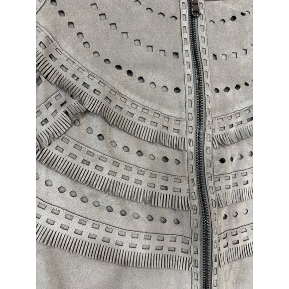 Women's ost Long Vest, Size XS, Gray - Picture 2 of 5